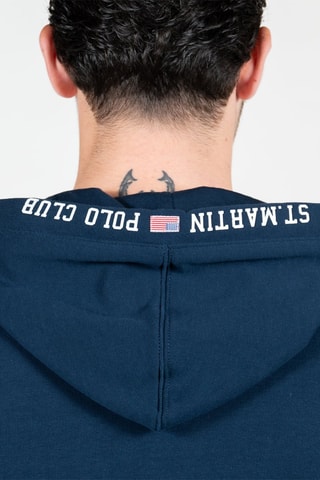 Sweat à capuche - Bleu