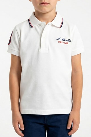 Polo regular - Blanc