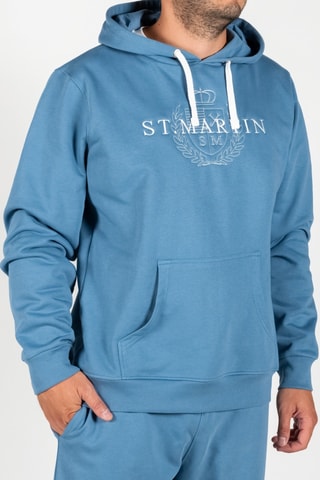 Sweat à capuche - Bleu