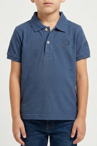 Polo regular - Bleu