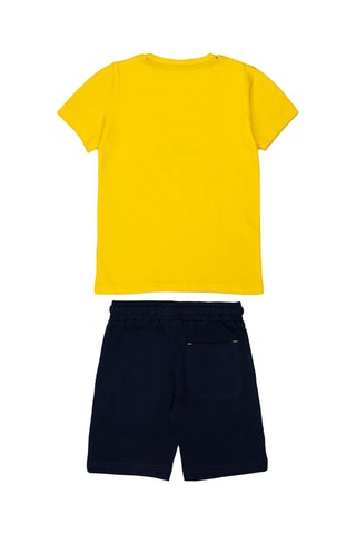 Tshirt et short - Bleu et jaune