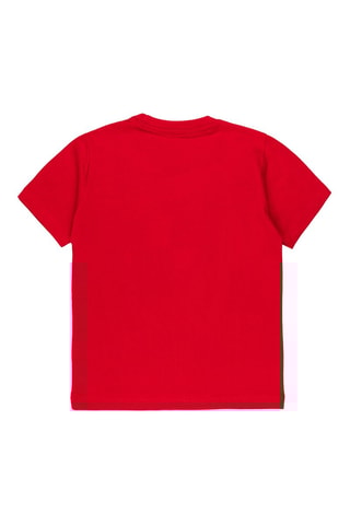 Bermuda et Tshirt - Rouge et bleu