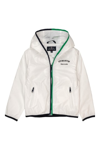 Coupevent  à capuche - Blanc