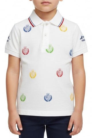 Polo regular - Blanc