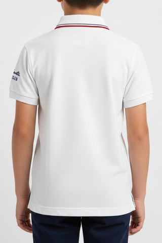 Polo regular - Blanc