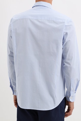 Chemise rayée - Bleu