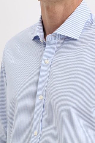 Chemise rayée - Bleu