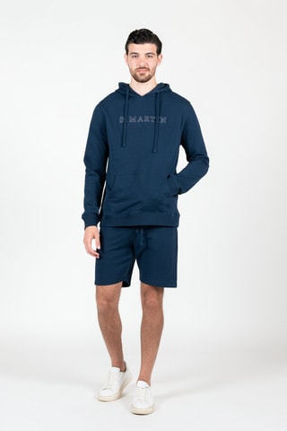 Sweat à capuche - Bleu