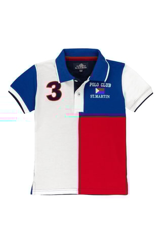 Polo - Blanc et bleu