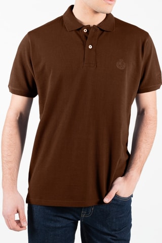 Polo regular - Marron