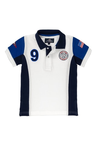 Polo - Blanc et bleu