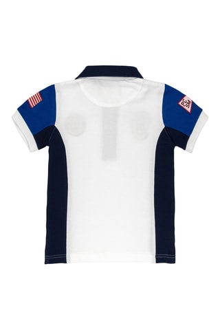 Polo - Blanc et bleu