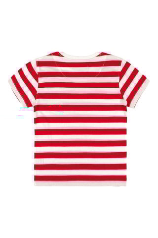 Tshirt rayé - Blanc et rouge