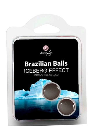 2 bolas de massagem brasileiras Frio polar intenso