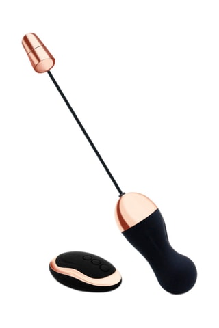 Ovo vibratório waterproof de luxo Preto - 8,5 cm