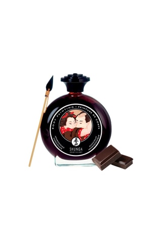 Peinture de corps comestible - Chocolat - 100 ml