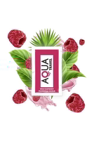 Dose lubrificante à base de água - Sabor de framboesa selvagem - 6 ml