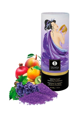 Sal do mar morto aromatizado e de espuma Frutos Exóticos - 500 g