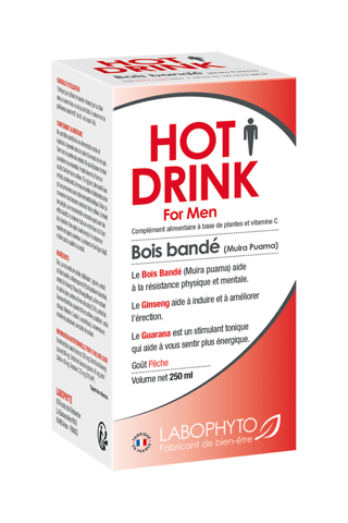 Hot Drink Homme bois bandé - 250 ml