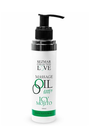 Huile de massage comestible mojito menthe - 50 ml