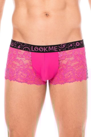 Boxer Lace - Rosa