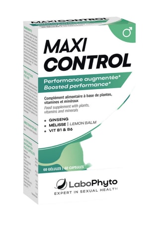 Maxicontrol endurance & équilibre sexuel masculin - 60 gélules