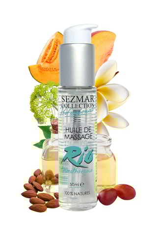 Óleo de massagem profissional RIO 100% natural - 50 ml