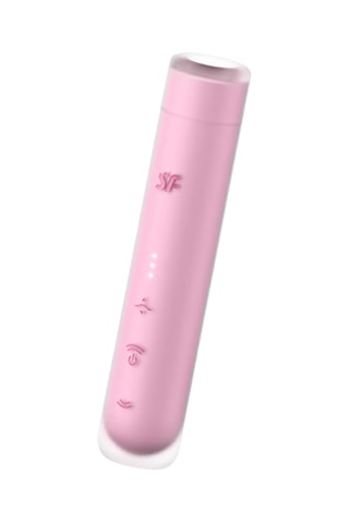 Estimulador clitoridiano de viagem first kiss satisfyer - Rosa