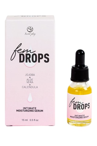 Sérum intimo fem drops hidratante e acalmante - Peles sensíveis - 15 ml