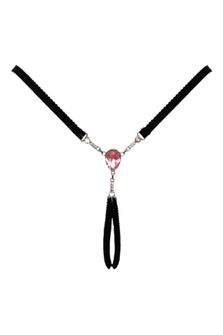 String joia aberto - Preto