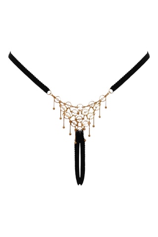 String joia aberto - Preto