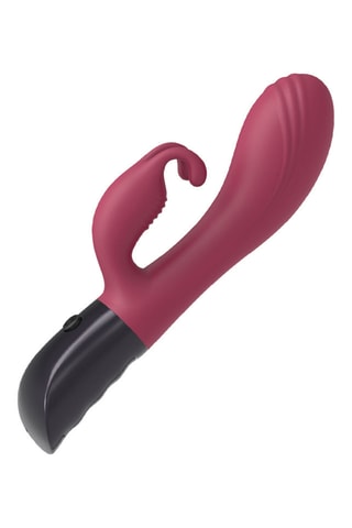 Vibrador rabbit waterproof - Bordô - 7 cm