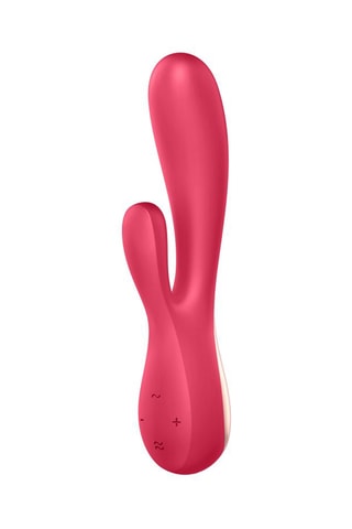 Vibrador conectado waterproof Satisfyer Mono Flex - Vermelho - 10 cm