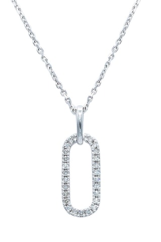 Pendentif 
Or blanc et diamants