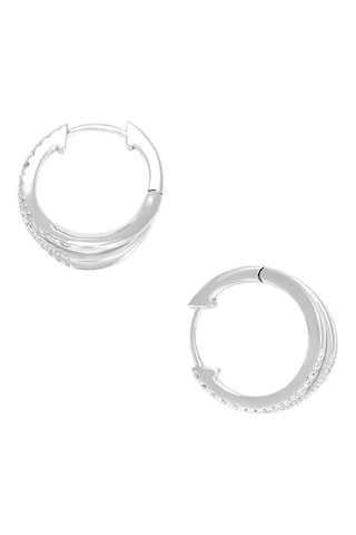 Créoles Yui - Or blanc et diamants