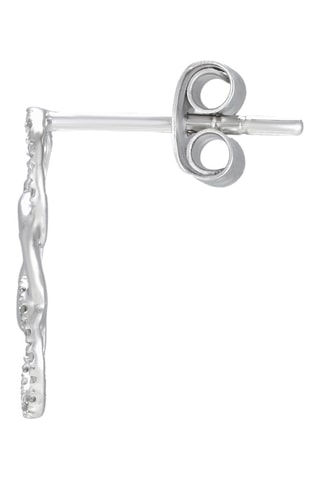 Puces Ollie - Or blanc et diamants