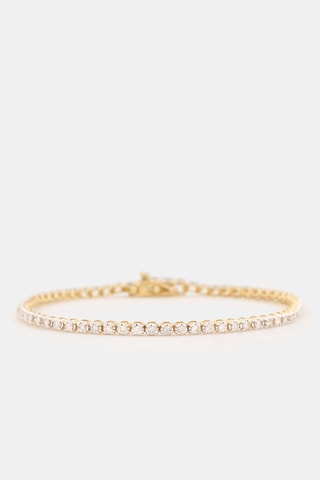 Bracelet Rivière 1 carat - Or jaune et diamants