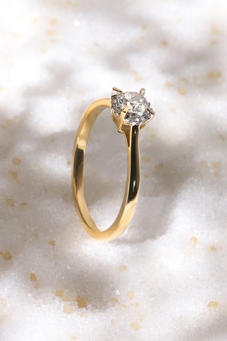 Bague Amoureuse 0,33 - Or jaune et diamants