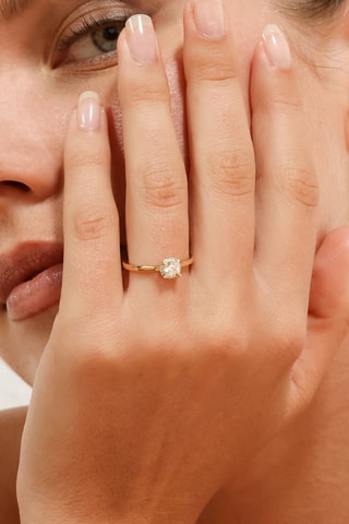 Bague Amoureuse 0,33 - Or jaune et diamants