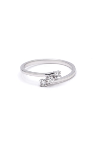 Bague - Or blanc et diamants