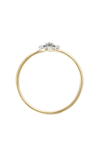 Bague Cœur Éternel - Or jaune et diamants