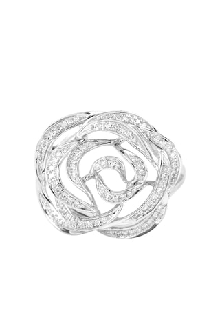 Bague Trisha Or blanc et diamants