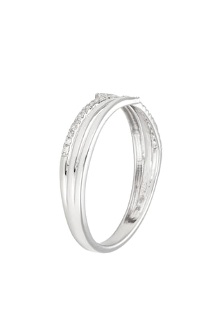 Bague Ondes fabuleuses Or blanc et diamants
