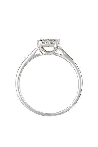 Bague Forever Love   Or blanc et diamants