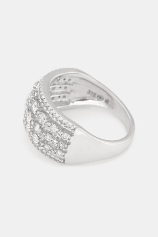 Bague Hanane - Or blanc et diamants