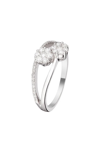 Bague Amazonia Or blanc et diamants