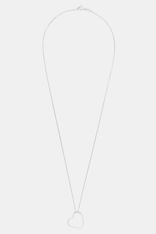 Pendentif Cœur Oriental - Or blanc et diamants