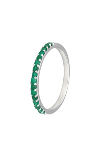 Bague Color Alliance Emeraude - Or blanc et émeraude