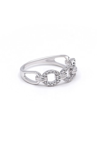 Bague - Or blanc et diamant
