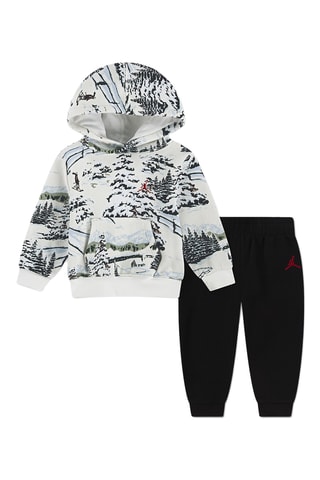 Sweat à capuche et jogging - Blanc